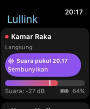 Lullink di Apple Watch: suara terdeteksi di kamar bayi