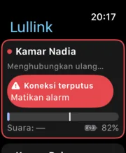 Lullink di Apple Watch: alarm “Koneksi terputus”