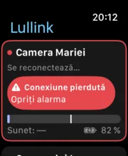 Lullink pe Apple Watch: alarma „Conexiune pierdută”