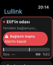 Apple Watch'ta Lullink: “Bağlantı koptu” alarmı